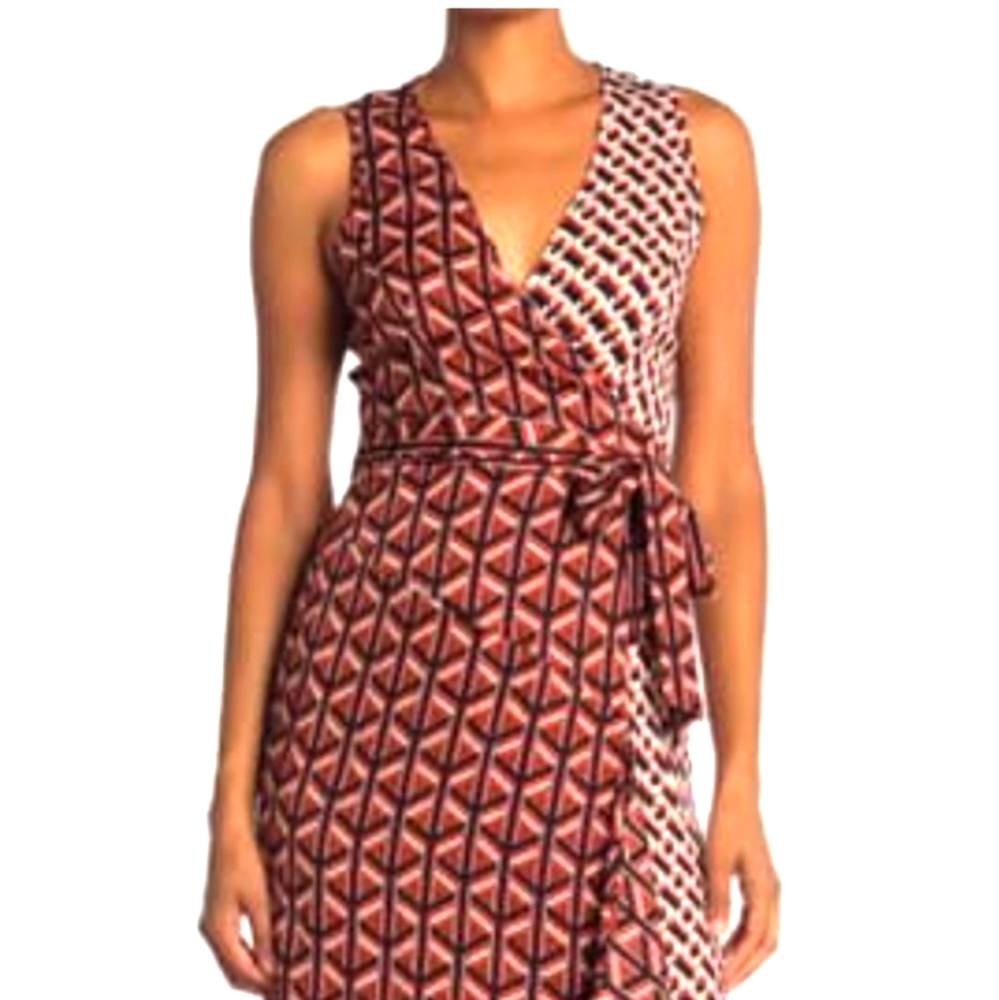 DVF Wrap midi dress, silk blend